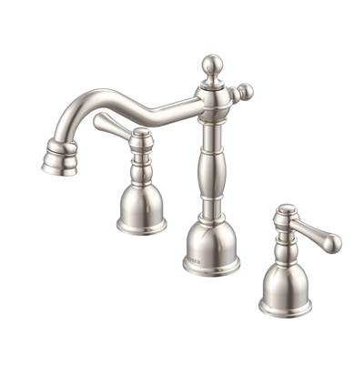 Gerber Plumbing D303257BN - Opulence 2H Widespread Lavatory Faucet W/ Metal Touch Down Drain 1.2Gpm Brushed Nickel