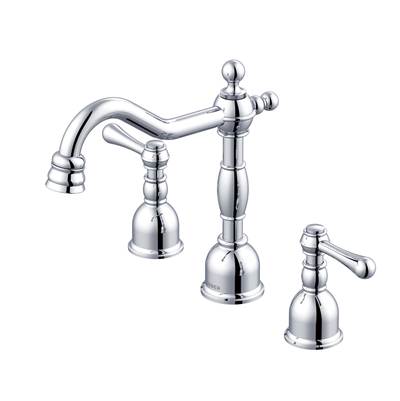 Gerber Plumbing D303257 - Opulence 2H Widespread Lavatory Faucet W/ Metal Touch Down Drain 1.2Gpm Chrome