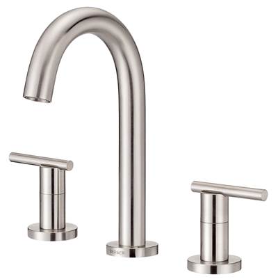 Gerber Plumbing D303658BN - Parma Trim Line 2H Widespread Lavatory Faucet W/ Metal Touch Down Drain 1.2Gpm Brushed Nickel