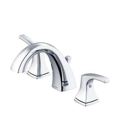 Gerber Plumbing D304118 - Vaughn 2H Widespread Faucet W/ Metal Pop-Up Drain 1.2Gpm Chrome