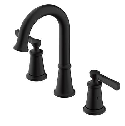 Gerber Plumbing D304179BS - Northerly 2H Widespread Lavatory Faucet W/ 50/50 Touch Down Drain 1.2Gpm Satin Black