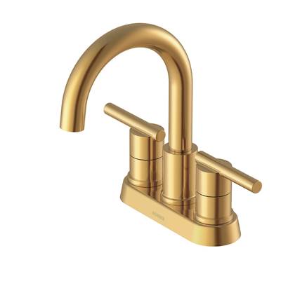 Gerber Plumbing D307058BB - Parma 2H Centerset Lavatory Faucet W/ Metal Touch Down Drain 1.2Gpm Brushed Bronze