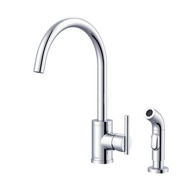 Gerber Plumbing D401058 - Parma 1H Kitchen Faucet W/ Spray 1.75Gpm/2.2Gpm Chrome