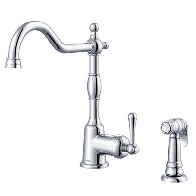 Gerber Plumbing D401157 - Opulence 1H Kitchen Faucet W/ Spray 1.75Gpm Chrome