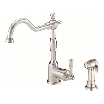 Gerber Plumbing D401157SS - Opulence 1H Kitchen Faucet W/ Spray 1.75Gpm Stainless Steel