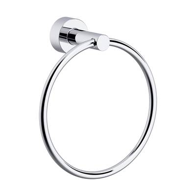Gerber Plumbing D446158 - Parma Towel Ring Round Chrome