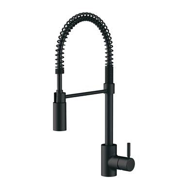 Gerber Plumbing D451288BS - The Foodie 1H Pre-Rinse Kitchen Faucet 1.75Gpm Satin Black