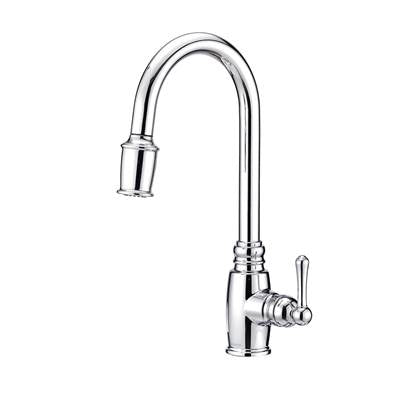 Gerber Plumbing D454057 - Opulence 1H Pull-Down Kitchen Faucet W/ Snapback 1.75Gpm Chrome