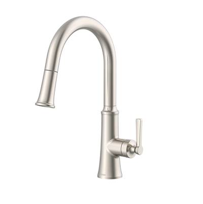 Gerber Plumbing D454079SS - Northerly 1H Pull-Down Kitchen Faucet W/ Snapback 1.75Gpm Stainless Steel