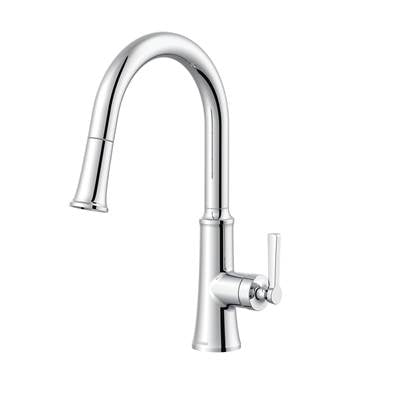 Gerber Plumbing D454079 - Northerly 1H Pull-Down Kitchen Faucet W/ Snapback 1.75Gpm Chrome