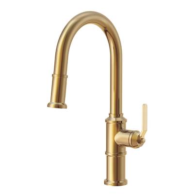 Gerber Plumbing D454437BB - Kinzie 1H Pull-Down Kitchen Faucet W/ Snapback Retraction 1.75Gpm Brushed Bronze