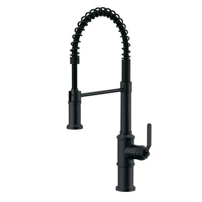 Gerber Plumbing D455237BS - Kinzie 1H Pre-Rinse Kitchen Faucet 1.75Gpm Satin Black