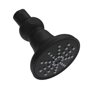 Gerber Plumbing D460053BS - Mono Round 3 1/2'' 1 Function Showerhead 2.0 Gpm Satin Black