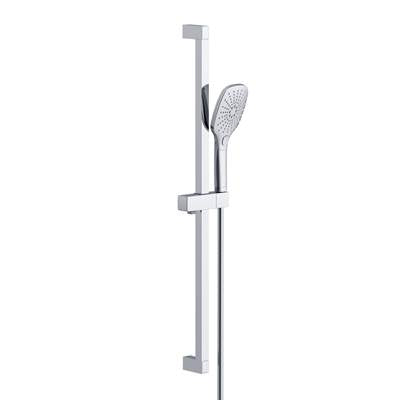 Gerber Plumbing D461738 - Versa Square 30'' Slide Bar Assembly W/ 3 Function Handshower 1.75Gpm Chrome