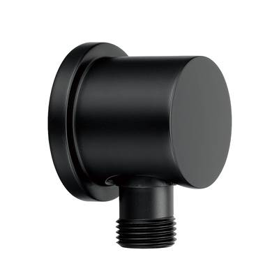 Gerber Plumbing D469058BS - Round Supply Elbow Satin Black