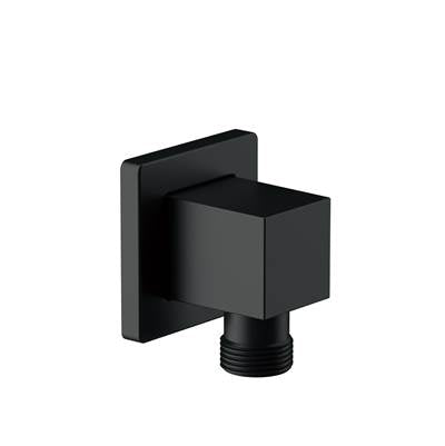 Gerber Plumbing D469059BS - Square Supply Elbow Satin Black