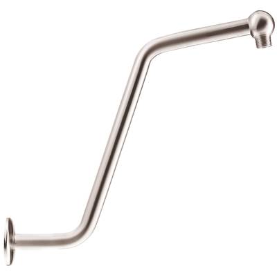 Gerber Plumbing D481116BN - 13'' S Shaped Showerarm W/ Escutcheon Brushed Nickel