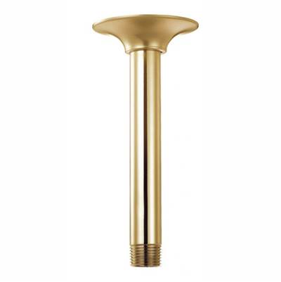 Gerber Plumbing D481316BB - 6'' Ceiling Mount Showerarm W/ Escutcheon Brushed Bronze