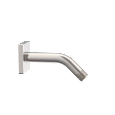 Gerber Plumbing D481436BN - 6'' Showerarm W/ Square Escutcheon Brushed Nickel