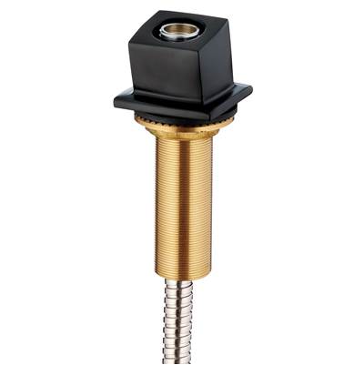 Gerber Plumbing D491122BS - Square Roman Tub Handshower Rough-In Satin Black