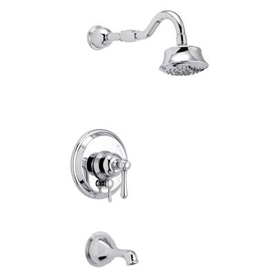 Gerber Plumbing D500057TC - Opulence 1H Tub & Shower Trim Kit & Treysta Cartridge W/ Diverter On Valve & 5 Function Showerhead 1.75Gpm Chrome