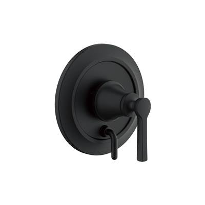 Gerber Plumbing D500479BSTC - Northerly 1H Pressure Balance Trim Kit & Treysta Cartridge For Valve Only W/ Diverter On Valve Satin Black