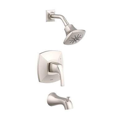 Gerber Plumbing D501018BNTC - Vaughn 1H Tub & Shower Trim Kit & Treysta Cartridge 1.75Gpm Brushed Nickel