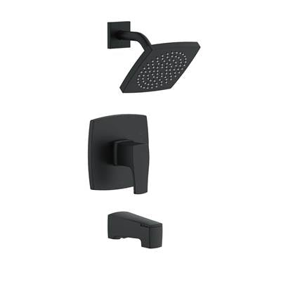 Gerber Plumbing D501070BSTC - Tribune 1H Tub & Shower Trim Kit & Treysta Cartridge 1.75Gpm Satin Black