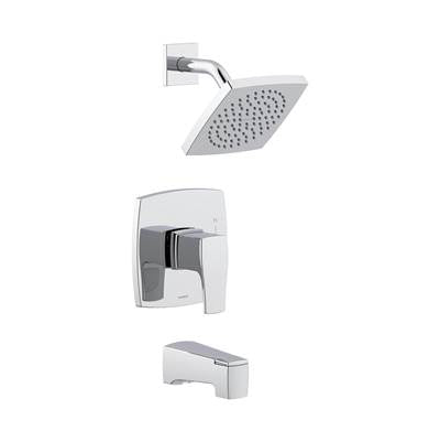 Gerber Plumbing D501070TC - Tribune 1H Tub & Shower Trim Kit & Treysta Cartridge 1.75Gpm Chrome
