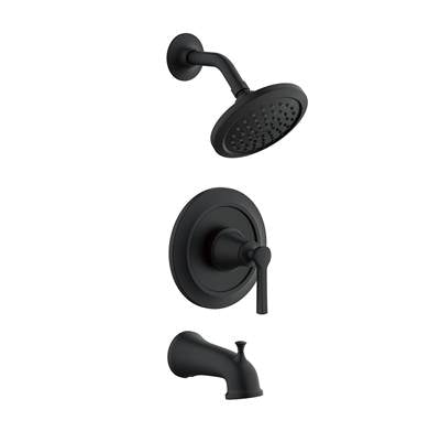 Gerber Plumbing D501079BSTC - Northerly 1H Tub & Shower Trim Kit & Treysta Cartridge 1.75Gpm Satin Black