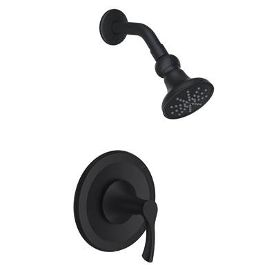 Gerber Plumbing D501522BSTC - Antioch 1H Shower Only Trim Kit & Treysta Cartridge 1.75Gpm Satin Black