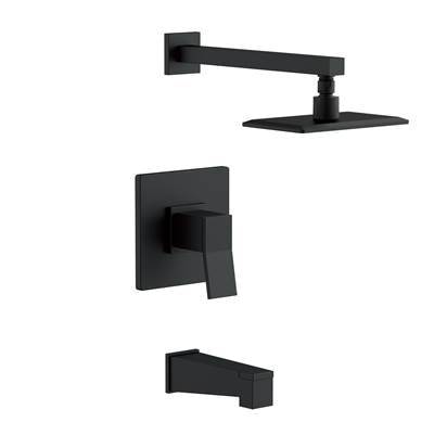 Gerber Plumbing D501019BSTC - Avian 1H Tub & Shower Trim Kit & Treysta Cartridge 1.75Gpm Satin Black