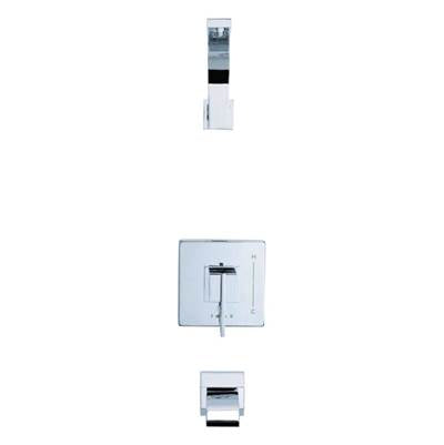 Gerber Plumbing D510044LSTC - Sirius 1H Tub & Shower Trim Kit & Treysta Cartridge W/ Diverter On Valve Less Showerhead Chrome