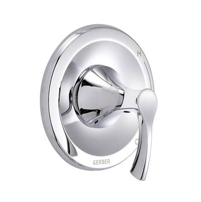 Gerber Plumbing D510422TC - Antioch 1H Pressure Balance Trim Kit & Treysta Cartridge For Valve Only Chrome