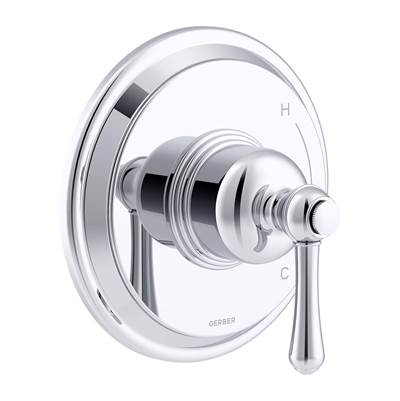 Gerber Plumbing D510457TC - Opulence 1H Pressure Balance Trim Kit & Treysta Cartridge For Valve Only Chrome