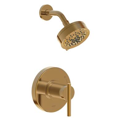 Gerber Plumbing D511558BBTC - Parma 1H Shower Only Trim Kit & Treysta Cartridge W/ 5 Function Showerhead 1.75Gpm Brushed Bronze