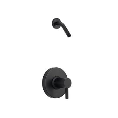Gerber Plumbing D520530LSBSTC - Amalfi 1H Shower Only Trim Kit & Treysta Cartridge Less Showerhead Satin Black