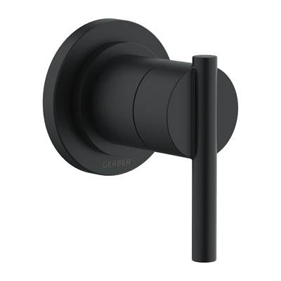 Gerber Plumbing D560958BST - Parma 1H Trim Kit For Volume Control & Diverter Valves Satin Black