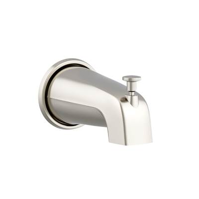 Gerber Plumbing D606225BN - 5 1/2'' Wall Mount Tub Spout With Diverter Brushed Nickel