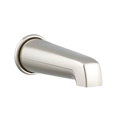 Gerber Plumbing D606325BN - 8'' Wall Mount Tub Spout Without Diverter Brushed Nickel
