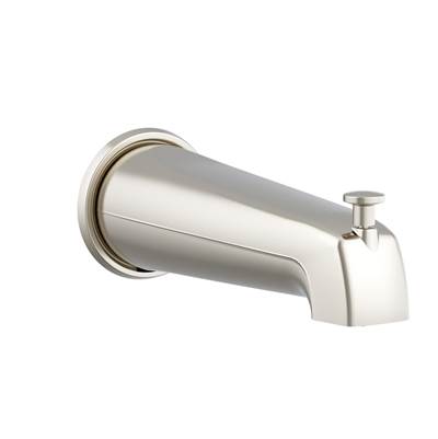 Gerber Plumbing D606425BN - 8'' Wall Mount Tub Spout With Diverter Brushed Nickel