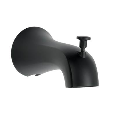 Gerber Plumbing D606467BS - Draper & Vaughn Tub Spout W/ Diverter Satin Black