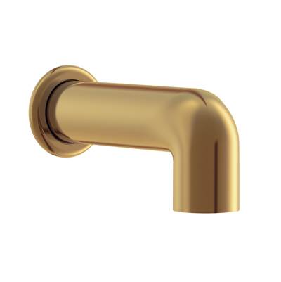 Gerber Plumbing D606558BB - Parma 6 1/2'' Wall Mount Tub Spout Without Diverter Brushed Bronze