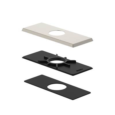 Gerber Plumbing DA607568BN - Cover Plate Assembly (Square) For 4'' Centerset Lavatory Faucet Brushed Nickel
