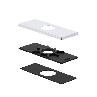 Gerber Plumbing DA607568 - Cover Plate Assembly (Square) For 4'' Centerset Lavatory Faucet Chrome