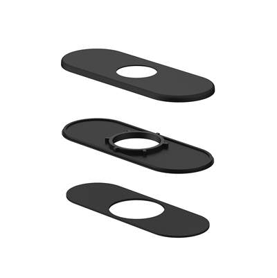 Gerber Plumbing DA667229BS - Cover Plate Assembly For 4'' Centerset Lavatory Faucet Satin Black