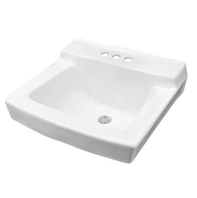 Gerber Plumbing G0012384 - Hayes Wall Hung Lav 20X18 4''Cc White