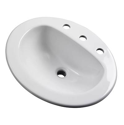 Gerber Plumbing G0012838CH - Maxwell S-Rim Lav 20''X17''Oval 8''Cc In Trapezoid Carton White