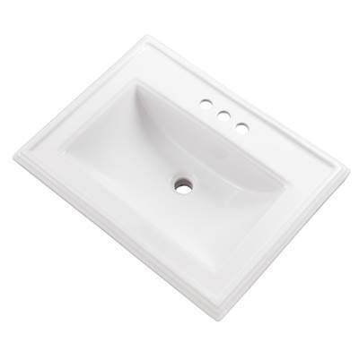 Gerber Plumbing G0012875 - Logan Square S-Rim Lav 23.63''X18.13'' 4''Cc White