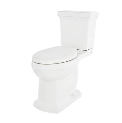 Gerber Plumbing G0020191 - Hinsdale 1.28Gpf Simple Ct Ada El 12'' Ri Combo: G0021191 Bowl W/ G0028191 Tank White